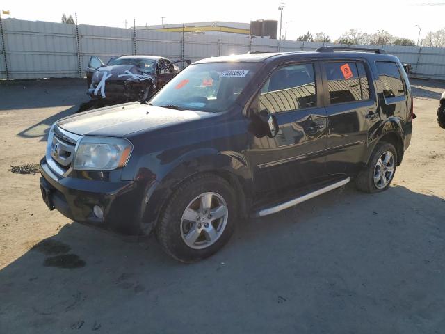 HONDA PILOT EXLN 2011 with VIN 5FNYF3H79BB034687 - Photo from auction