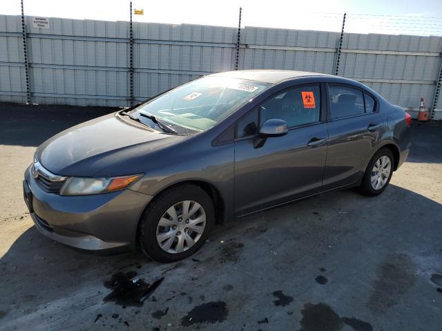 HONDA CIVIC LX 2012 with VIN 2HGFB2F57CH579864 - Photo from auction
