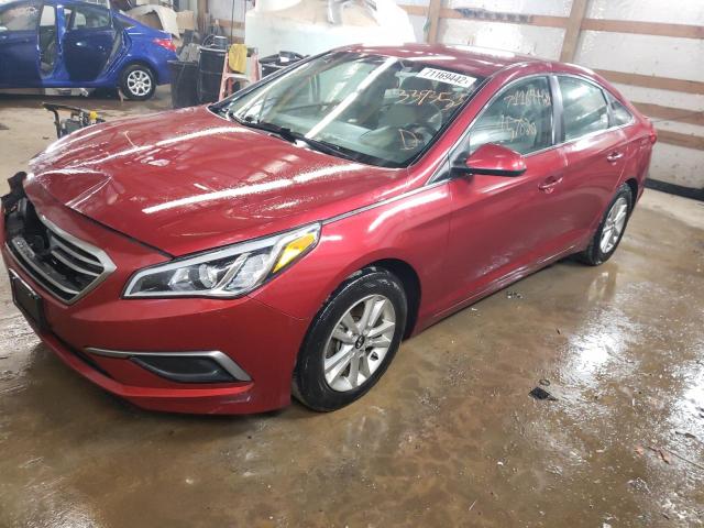 HYUNDAI SONATA SE 2016 with VIN 5NPE24AF6GH339353 - Photo from auction