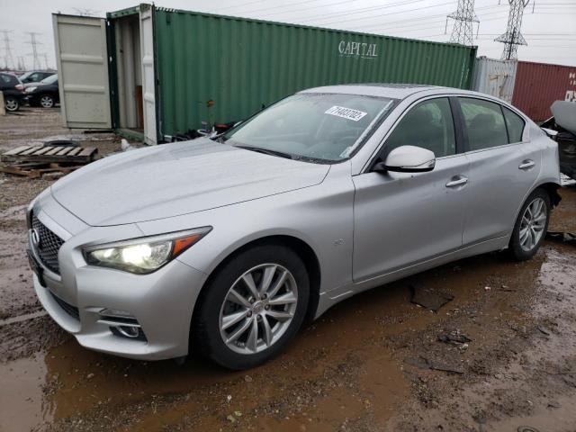INFINITI Q50 BASE 2015 with VIN JN1BV7AR4FM418422 - Photo from auction