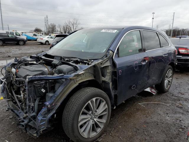 Photo 1 from auction – 2018 ACURA MDX TECHNO with VIN 5J8YD4H56JL016705