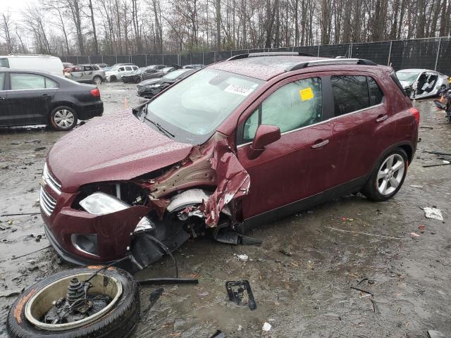CHEVROLET TRAX LTZ 2016 with VIN 3GNCJMSB9GL217826 - Photo from auction