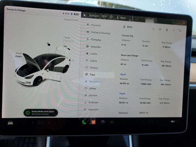Photo 9 from auction – 2018 TESLA MODEL 3 with VIN 5YJ3E1EB2JF146756