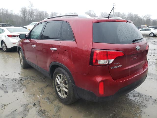 Photo 2 from auction – 2014 KIA SORENTO LX with VIN 5XYKTCA67EG545229
