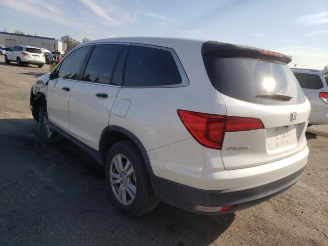 Photo 2 from auction – 2017 HONDA PILOT LX with VIN 5FNYF5H15HB016977