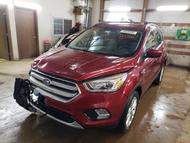 FORD ESCAPE SE 2017 with VIN 1FMCU0GD3HUB28467 - Photo from auction