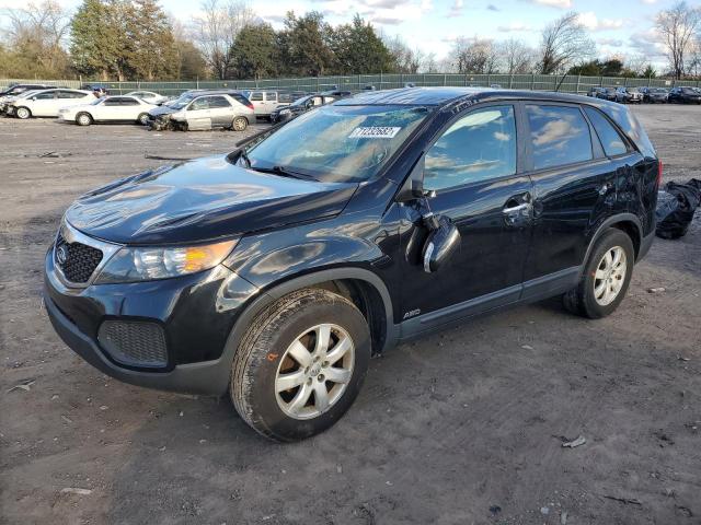 KIA SORENTO LX 2013 with VIN 5XYKTDA63DG336848 - Photo from auction