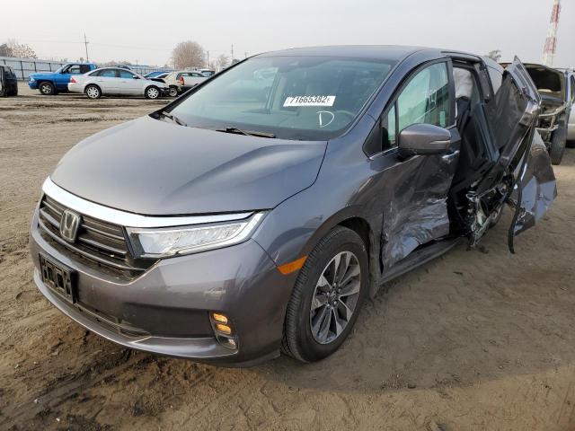 Photo 1 from auction – 2022 HONDA ODYSSEY EX with VIN 5FNRL6H79NB063559