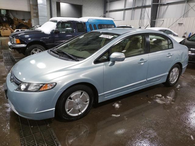 Photo 1 from auction – 2008 HONDA CIVIC HYBR with VIN JHMFA36248S005220