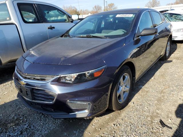 CHEVROLET MALIBU LS 2017 with VIN 1G1ZB5ST7HF219318 - Photo from auction
