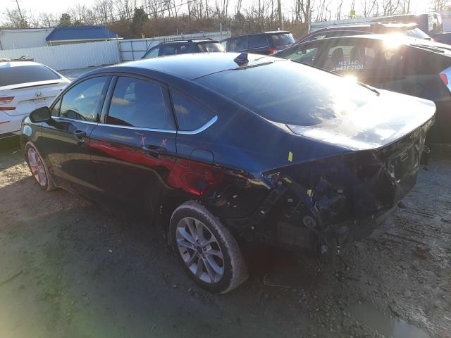Photo 2 from auction – 2019 FORD FUSION SE with VIN 3FA6P0LU3KR152268