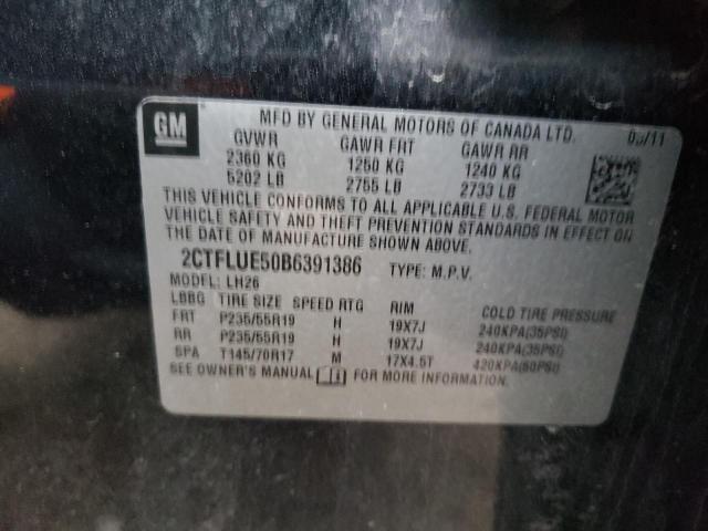 Photo 14 from auction – 2011 GMC TERRAIN SL with VIN 2CTFLUE50B6391386