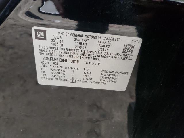 Photo 14 from auction – 2015 CHEVROLET EQUINOX LT with VIN 2GNFLFEK9F6113810