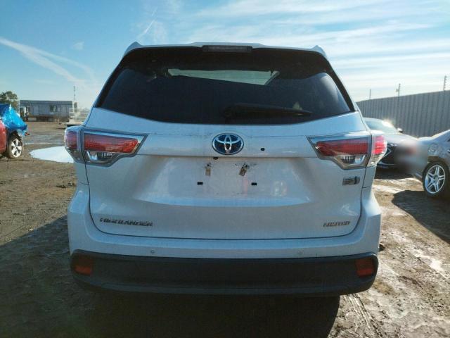 Photo 6 from auction – 2016 TOYOTA HIGHLANDER with VIN 5TDDCRFH9GS018742