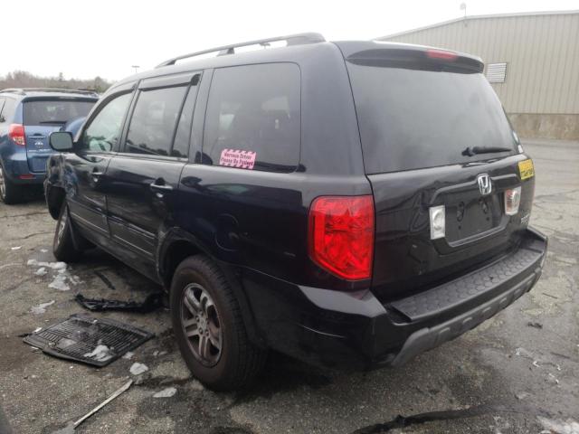 Photo 2 from auction – 2005 HONDA PILOT EXL with VIN 5FNYF18525B050155