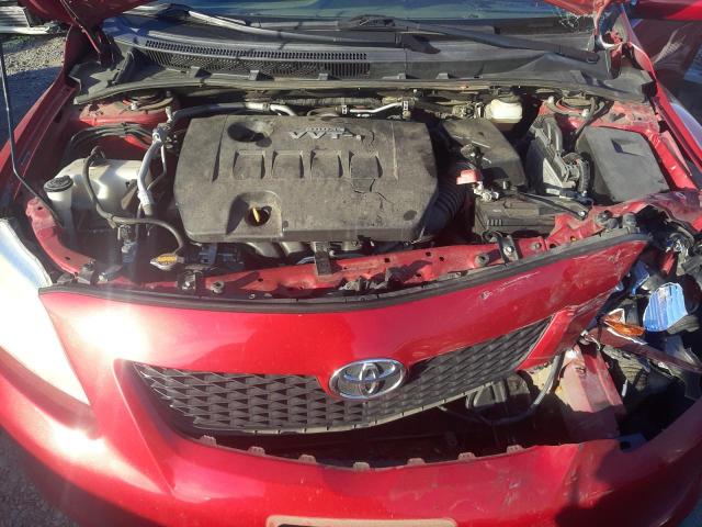 Photo 11 from auction – 2009 TOYOTA COROLLA BA with VIN JTDBL40E99J026560