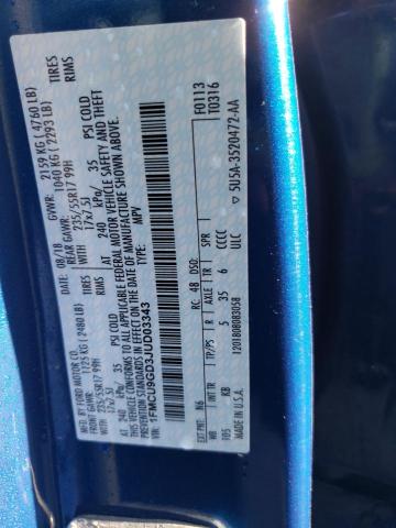 Photo 14 from auction – 2018 FORD ESCAPE SE with VIN 1FMCU9GD3JUD03343