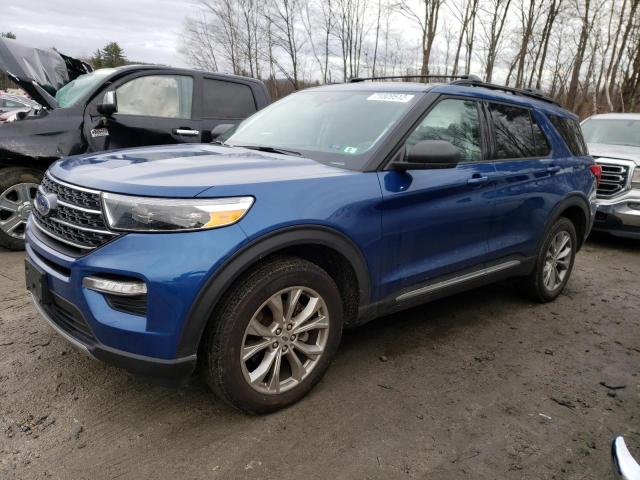FORD EXPLORER X 2021 with VIN 1FMSK8DH4MGA25591 - Photo from auction