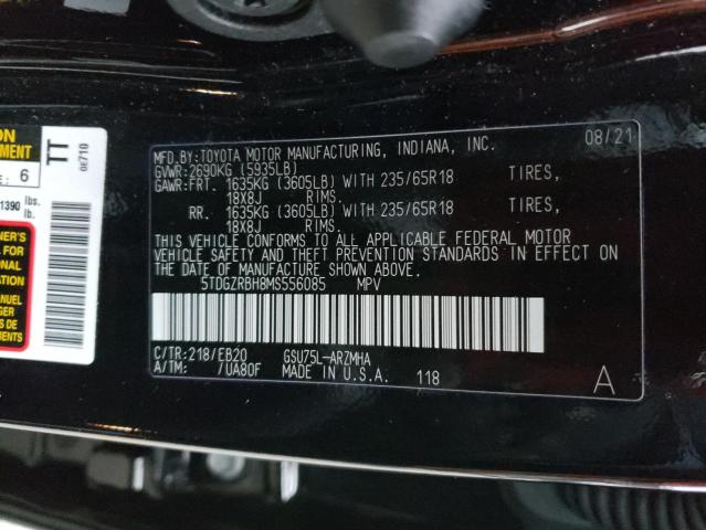 Photo 14 from auction – 2021 TOYOTA HIGHLANDER with VIN 5TDGZRBH8MS556085