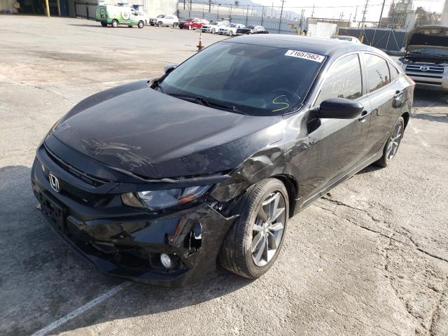 HONDA CIVIC EX 2019 with VIN JHMFC1F37KX009490 - Photo from auction