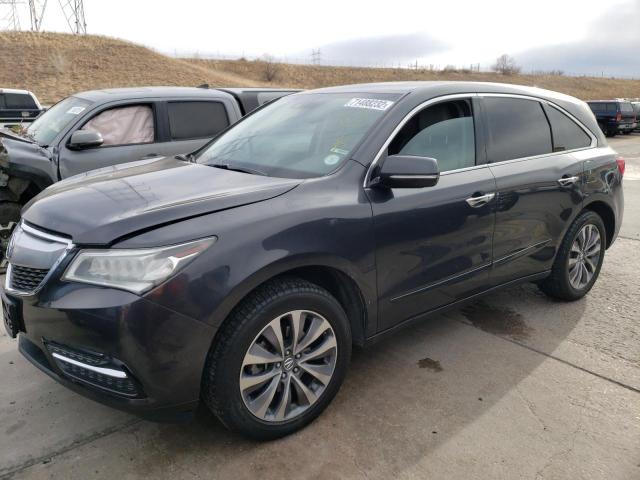 ACURA MDX TECHNO 2014 with VIN 5FRYD4H6XEB010467 - Photo from auction