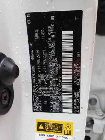 Photo 14 from auction – 2018 TOYOTA HIGHLANDER with VIN 5TDYZRFH0JS260116