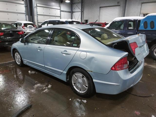 Photo 2 from auction – 2008 HONDA CIVIC HYBR with VIN JHMFA36248S005220