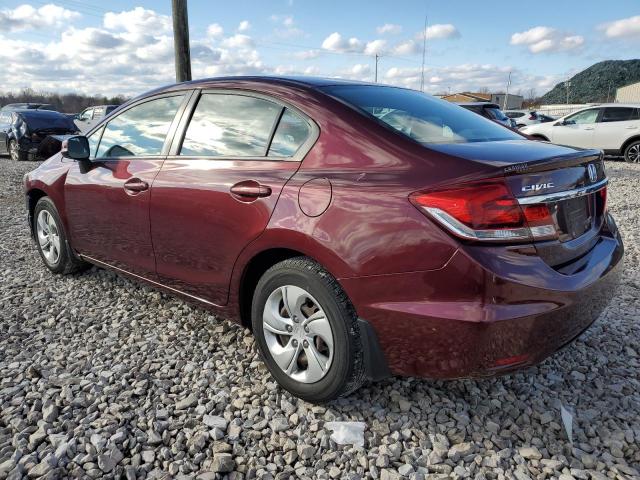 Photo 2 from auction – 2013 HONDA CIVIC LX with VIN 19XFB2F51DE022699