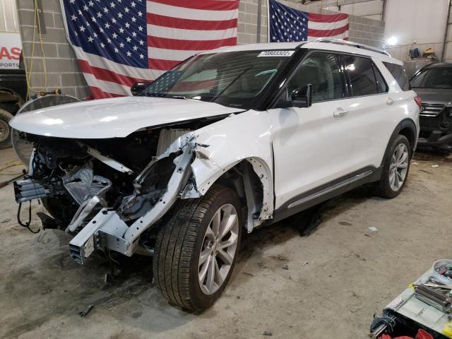 FORD EXPLORER P 2021 with VIN 1FM5K8HC0MGB91229 - Photo from auction