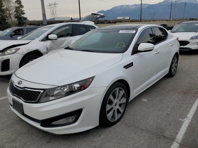 KIA OPTIMA SX 2013 with VIN 5XXGR4A62DG242842 - Photo from auction
