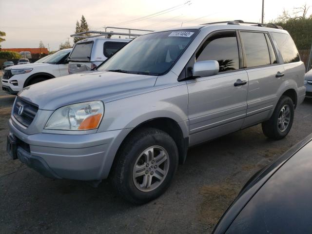 HONDA PILOT EXL 2003 with VIN 2HKYF18503H569252 - Photo from auction