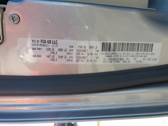 Photo 14 from auction – 2018 DODGE GRAND CARA with VIN 2C4RDGBG2JR136491