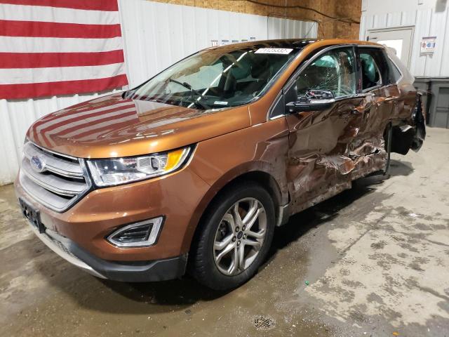 FORD EDGE TITAN 2017 with VIN 2FMPK4K97HBB17334 - Photo from auction