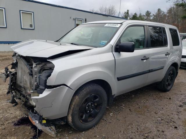 HONDA PILOT LX 2012 with VIN 5FNYF4H28CB038743 - Photo from auction