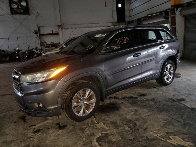 TOYOTA HIGHLANDER 2014 with VIN 5TDJKRFH9ES042395 - Photo from auction