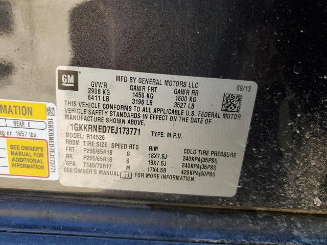 Photo 14 from auction – 2014 GMC ACADIA SLE with VIN 1GKKRNED7EJ173771
