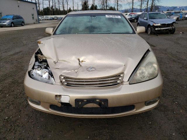 Photo 5 from auction – 2004 LEXUS ES 330 with VIN JTHBA30G340015309