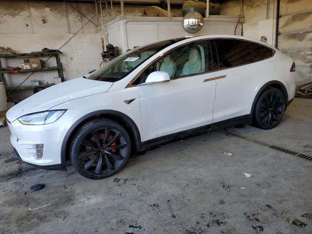 TESLA MODEL X 2017 with VIN 5YJXCDE46HF076215 - Photo from auction