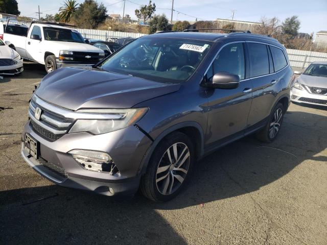 HONDA PILOT TOUR 2016 with VIN 5FNYF5H92GB019579 - Photo from auction