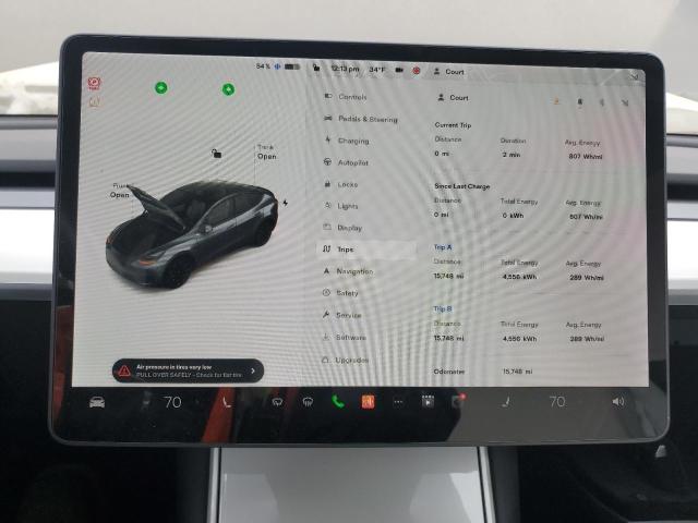 Photo 9 from auction – 2020 TESLA MODEL Y with VIN 5YJYGDEE4LF046091