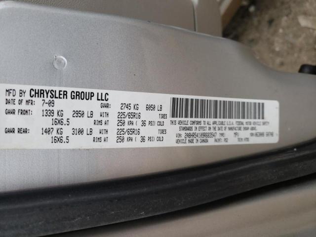 Photo 14 from auction – 2009 CHRYSLER TOWN & COU with VIN 2A8HR54109R683547