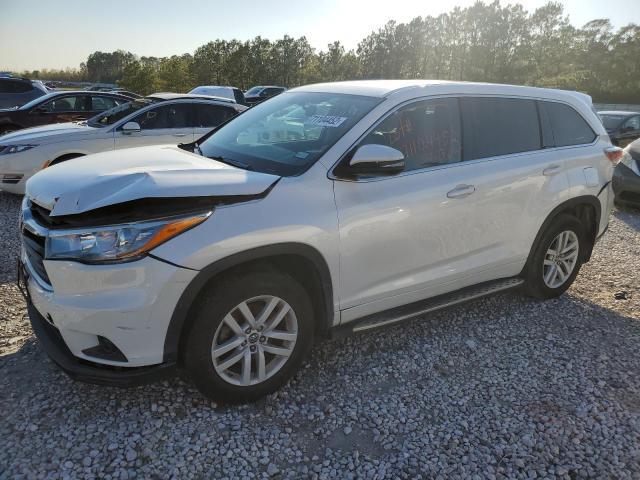TOYOTA HIGHLANDER 2016 with VIN 5TDZKRFH5GS140488 - Photo from auction