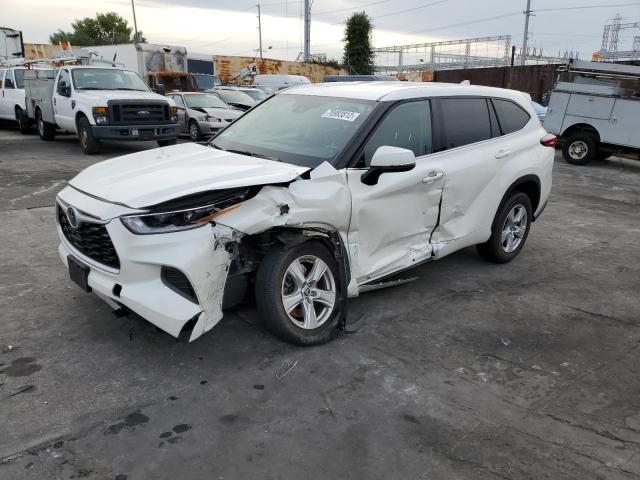 TOYOTA HIGHLANDER 2021 with VIN 5TDCZRAH1MS033507 - Photo from auction