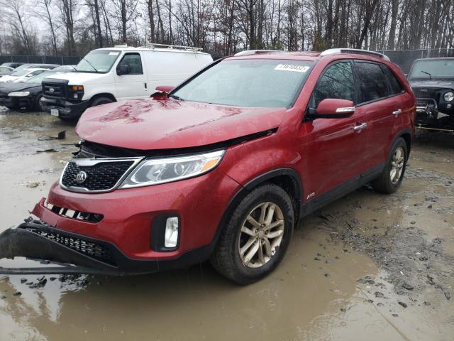 KIA SORENTO LX 2014 with VIN 5XYKTCA67EG545229 - Photo from auction