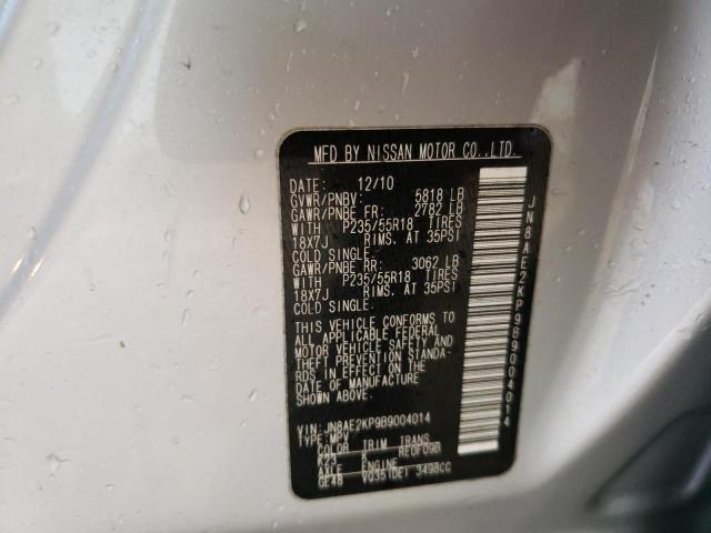 Photo 14 from auction – 2011 NISSAN QUEST S with VIN JN8AE2KP9B9004014