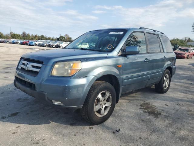 HONDA PILOT EX 2006 with VIN 2HKYF18486H516701 - Photo from auction