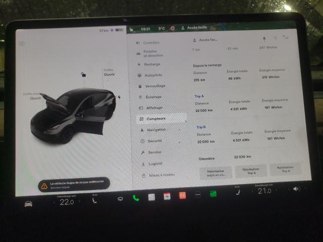 Фото 9 с аукциона – 2022 TESLA MODEL Y с VIN 7SAYGDEE0NF379443