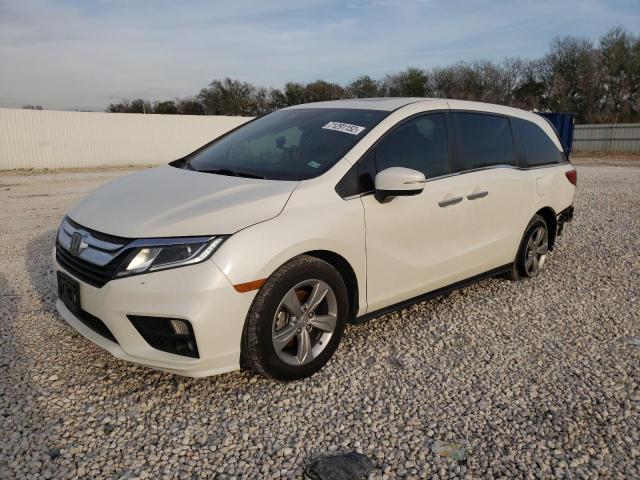 HONDA ODYSSEY EX 2018 with VIN 5FNRL6H76JB026012 - Photo from auction