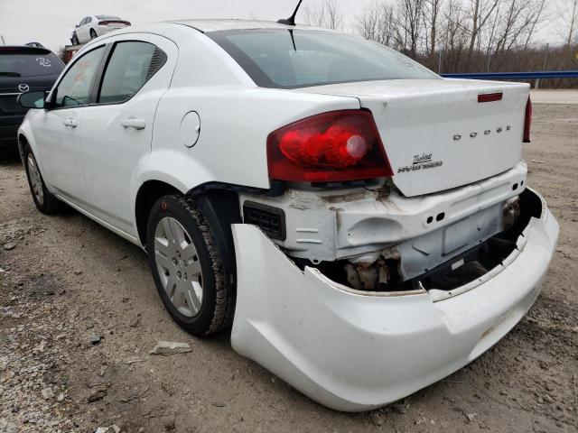 Photo 2 from auction – 2014 DODGE AVENGER SE with VIN 1C3CDZAB7EN214794