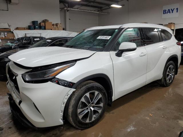 Photo 1 from auction – 2021 TOYOTA HIGHLANDER with VIN 5TDGZRBH5MS084900